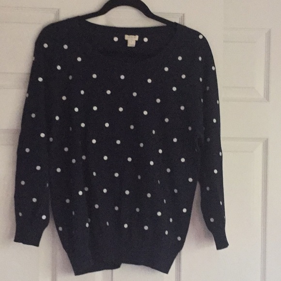 J. Crew Factory Sweaters - J.Crew Factory Embroidered Dot Sweater